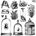IOD PASTICHE Stamp Collection 12"x 12". 2 sheets of stamps! - Decoupage Central