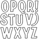 IOD RETRO Alphabet Collection 12"x 12". 2 sheets of stamps! - Decoupage Central