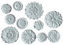 IOD Rosettes Mould, 6" x 10" - Decoupage Central