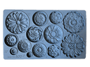 IOD Rosettes Mould, 6" x 10" - Decoupage Central