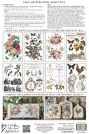 IOD Saint Ouen Transfer , Rub on Transfer 12" x 8" Pad - Decoupage Central