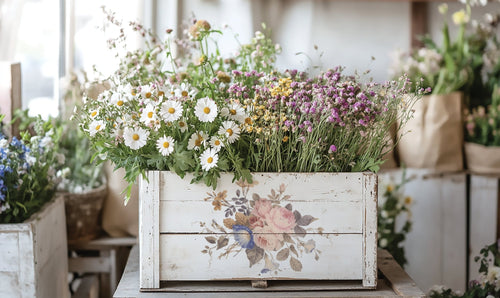 IOD Saint Ouen Transfer , Rub on Transfer 12" x 8" Pad - Decoupage Central