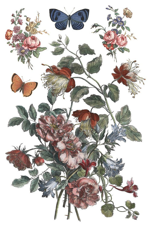 IOD Saint Ouen Transfer , Rub on Transfer 12" x 8" Pad - Decoupage Central