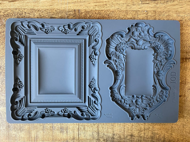 IOD Silicone Mould FRAMES 2, Total Size 6" x 10" - Decoupage Central