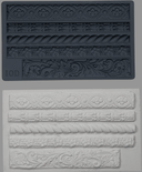 IOD Silicone Mould TRIMMINGS 2 Total Size 6" x 10" - Decoupage Central
