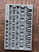 IOD Silicone Mould TRIMMINGS 3 Total Size 6" x 10" - Decoupage Central