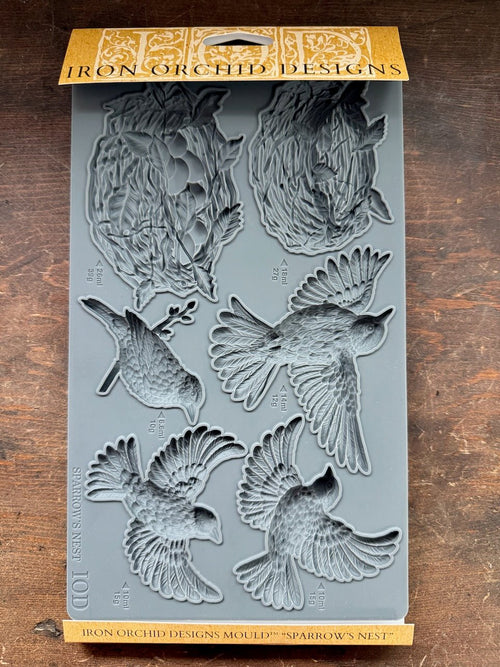 IOD Sparrows Nest Mould, 6" x 10". - Decoupage Central