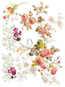 IOD St Germaine , Rub on Transfer 12" x16" Pad, 8 pages - Decoupage Central