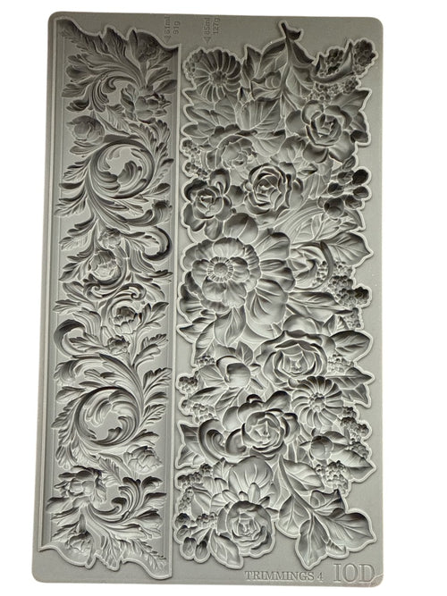 IOD Trimmings 4 Mould, 6" x 10" - Decoupage Central