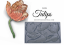 IOD Tulips Silicone Mould, 6" x 10" - Decoupage Central