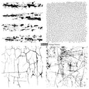 IOD Vintage Textures, Stamp Collection 12"x 12" - Decoupage Central