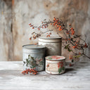 IOD Winter Botanist Rub on Christmas Transfer , Rub on Transfer 12" x 8" Pad. - Decoupage Central