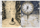 ITD A4 Alice Unlock the Story Rice Paper R2652 - Decoupage Central