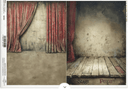 ITD A4 Behind the Curtains Rice Paper R2769 - Decoupage Central