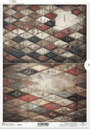 ITD A4 Harlequin Archive Rice Paper R2764 - Decoupage Central