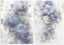 ITD A4 Hydrangea Muse Rice Paper R2699 - Decoupage Central