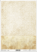 ITD A4 R1384 Linen Damask Field Notes - Decoupage Central