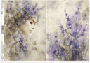 ITD A4 Where Lavender Dreams Rice Paper R2696 - Decoupage Central