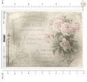 ITD Collection A4 French Floral Text Rice Paper R0723 - Decoupage Central
