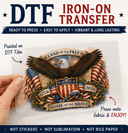 Land of the Free Patriotic DTF Iron-On Transfer – Mini Size - Decoupage Central