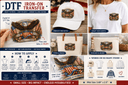 Land of the Free Patriotic DTF Iron-On Transfer – Mini Size - Decoupage Central
