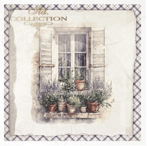 Lavender Window Collection: 5.8 inch / 6 pages - Decoupage Central