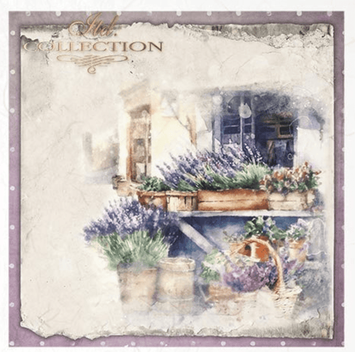 Lavender Window Collection: 5.8 inch / 6 pages - Decoupage Central