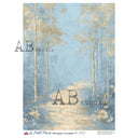 A4 LPP 553 Whispering Birch Path Rice Paper