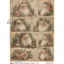 A4 LPP Santa’s Winter Garden Paper Le Petit Paris 792