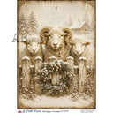 A4 LPP Peace on Our Farm Paper Le Petit Paris 814