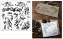 LIMITED EDITION CLASSICIAL CHRISTMAS Stamp Collection 12"x 12" - Decoupage Central