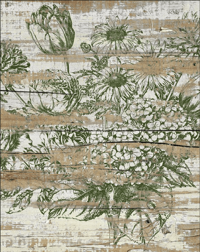 New IOD Garden Bouquet Stamp Collection 12"x 12" - Decoupage Central