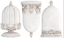 NEW IOD Les Cloches Silicone Mould, 6" x10" - Decoupage Central