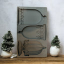 NEW IOD Les Cloches Silicone Mould, 6" x10" - Decoupage Central