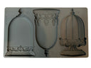 NEW IOD Les Cloches Silicone Mould, 6" x10" - Decoupage Central