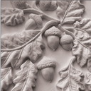 NEW IOD Oak Leaves & Acorns Silicone Mould, 6" x 10" - Decoupage Central