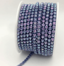 Periwinkle Rhinestone Chain – SS12 Crystal Trim (10 Yard Roll) - Decoupage Central
