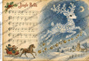 A4 Jingle Bells & Snowflakes Rice Paper DC1011