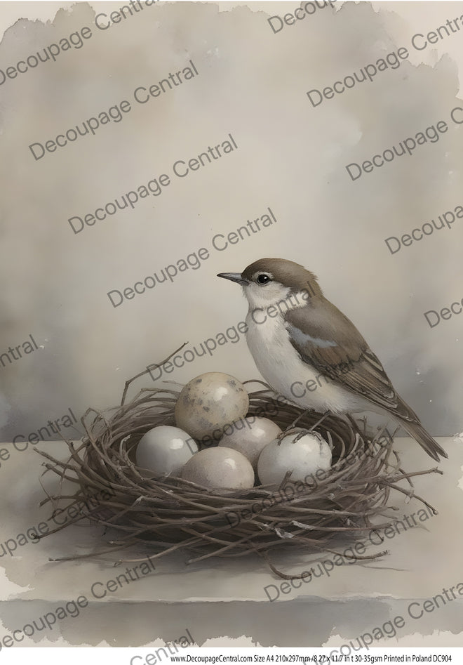 A4 Quiet Nest Rice Paper DC904