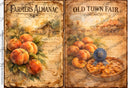 A4 Old Town Fair Harvest Posters Rice Paper DC912