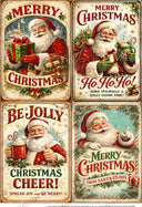 A4 Santa’s Christmas Cheer Collections Rice Paper DC992