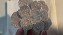 Rhinestone Bloom Embellishments | Finishing Touches| White