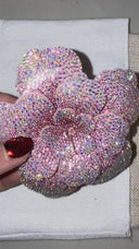 Rhinestone Bloom Embellishments | Finishing Touches| Light Pink