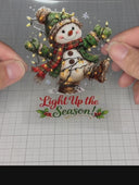 Light up the Season UV DTF PermaSticker 2.91" x 4.2"