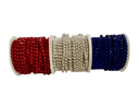 Red, White, And Blue : Patriotic Rhinestone Chain SS6 from Finishing Touches Collection - Decoupage Central