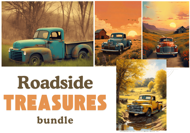 Roadside Treasures Bundle - Decoupage Central