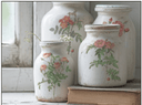 ROSE BOTANICAL , Rub on Transfer 12" x16" Pad, 8 pages - Decoupage Central