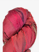 Sari Silk, BURGUNDY , 100grams, 50 yards for bows and other creative additions - Decoupage Central