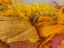 Sari Silk, FUZZY YELLOW , 100grams, 50 yards for bows and other creative additions - Decoupage Central
