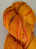 Sari Silk, GOLDEN YELLOW , 100grams, 50 yards for bows and other creative additions - Decoupage Central